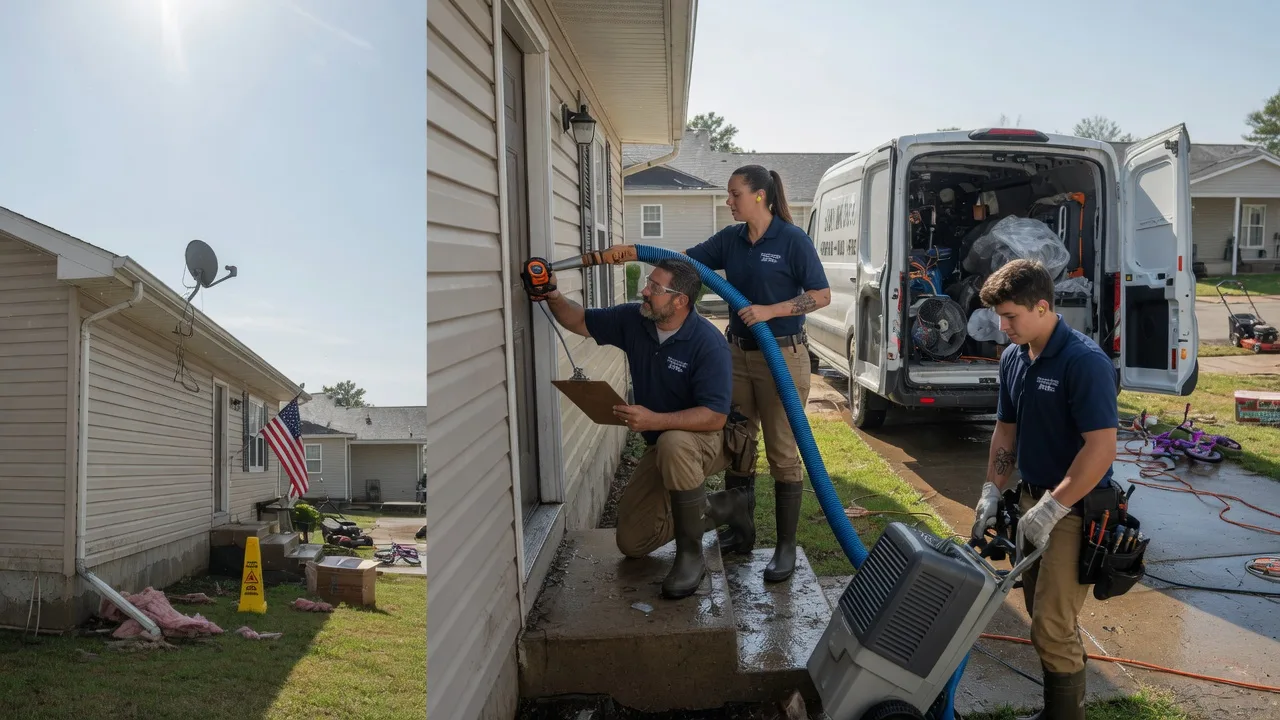 Ceiling Water Damage Restoration in Manville, WY near me